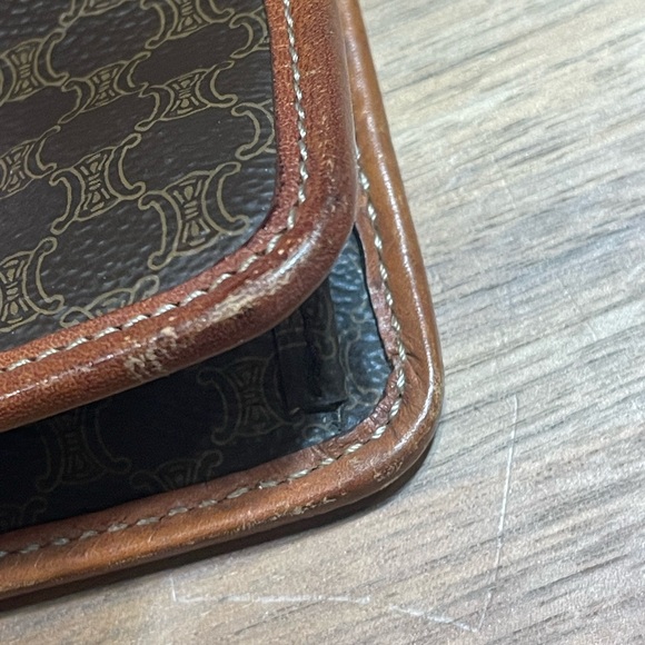 Vintage Celine Macadam canvas clutch bag - Picture 9 of 16